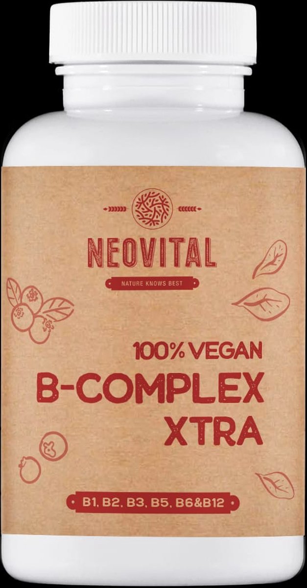 Neovital vitamine B-Complex Xtra 60 caps B1 B2 B3 B5 B6 B12