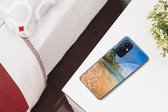 Geschikt voor OnePlus 9 hoesje - Een mooie regenboog bij Tunnels Beach op Hawaii - Siliconen Telefoonhoesje