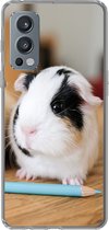 Geschikt voor OnePlus Nord 2 5G hoesje - Schattige baby-cavia's - Siliconen Telefoonhoesje
