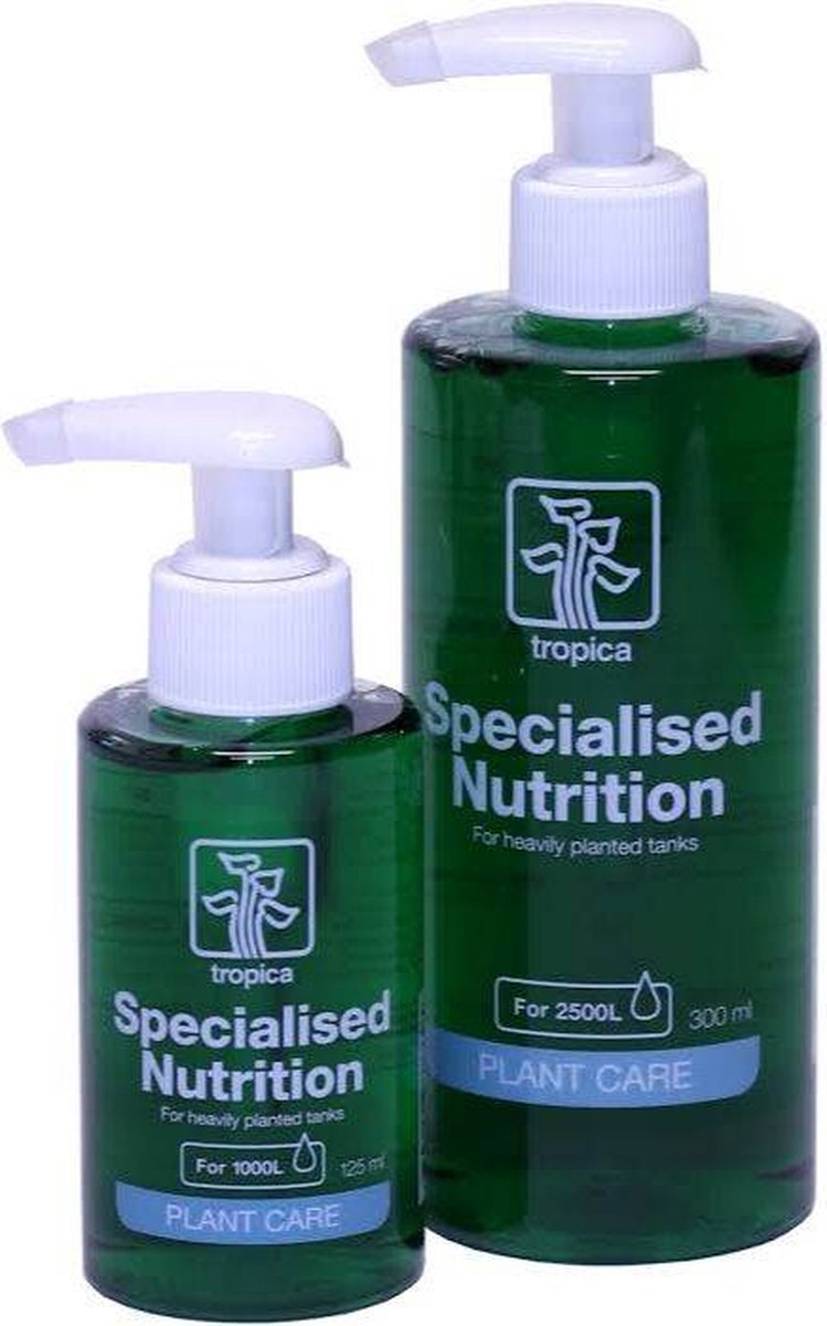 Tropica Specialised Nutrition 125 ml - Complete Plantenvoeding Voor Snel Groeiende Aquariumplanten