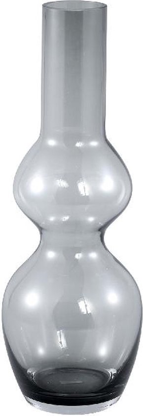 PTMD Joly Vaas - 16 x 16 x 45 cm - Glas - Grijs