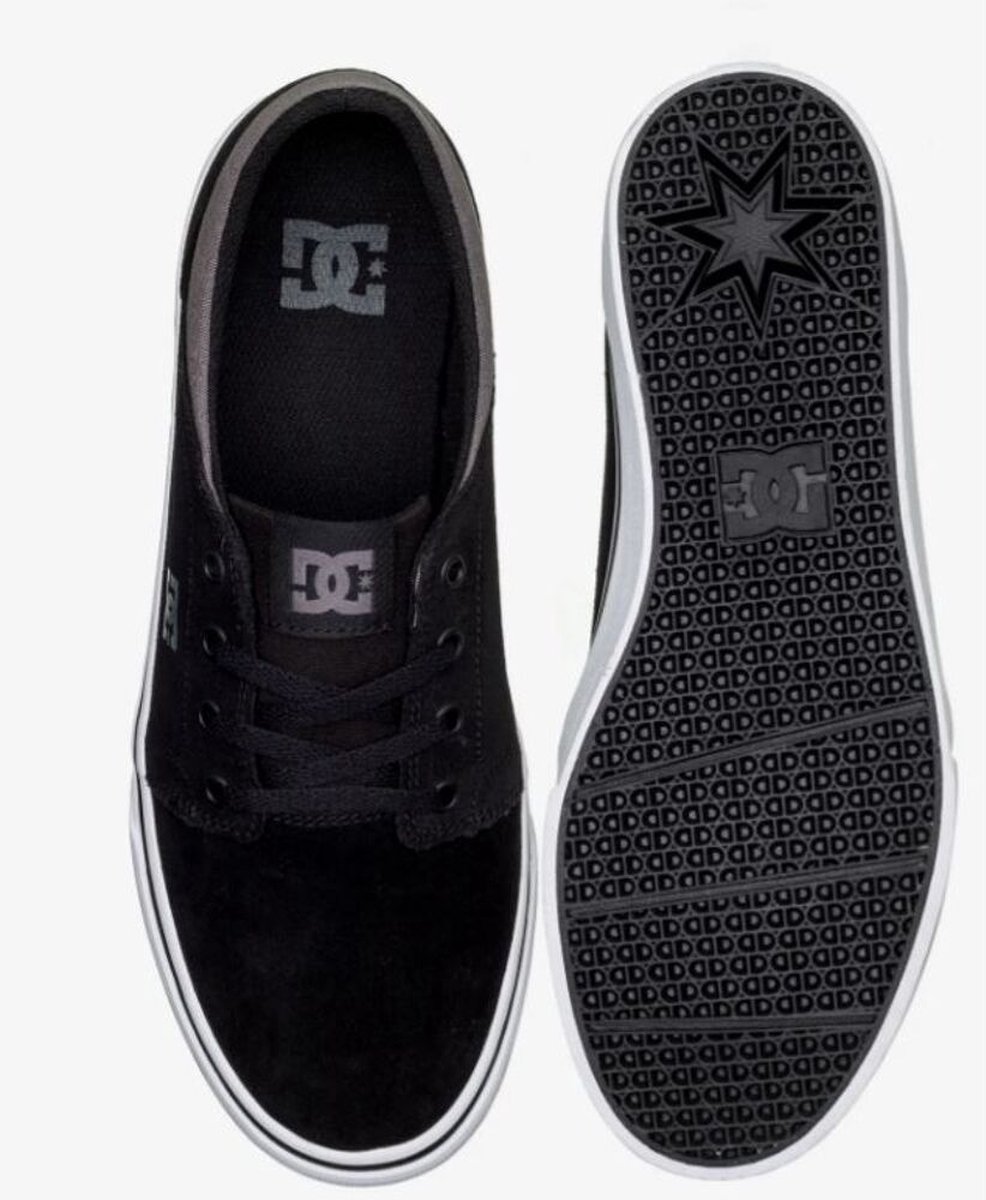 DC Heren Sneaker Trase Sd Black/Grey ZWART 44