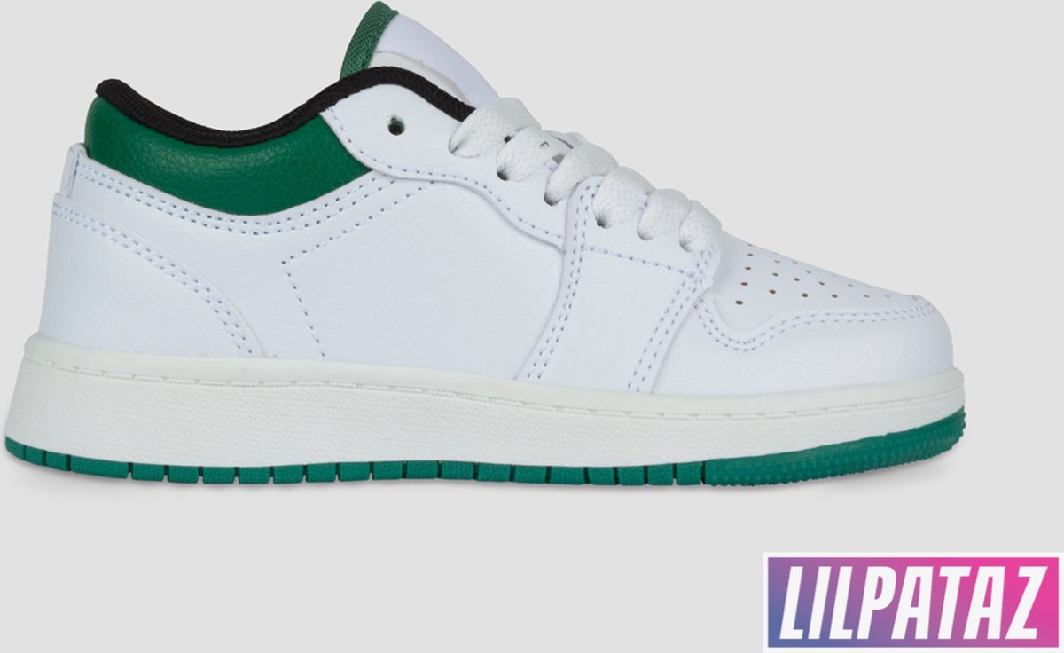 Dripperz Low Green x White (maat 28-35) 30 Kindersneakers