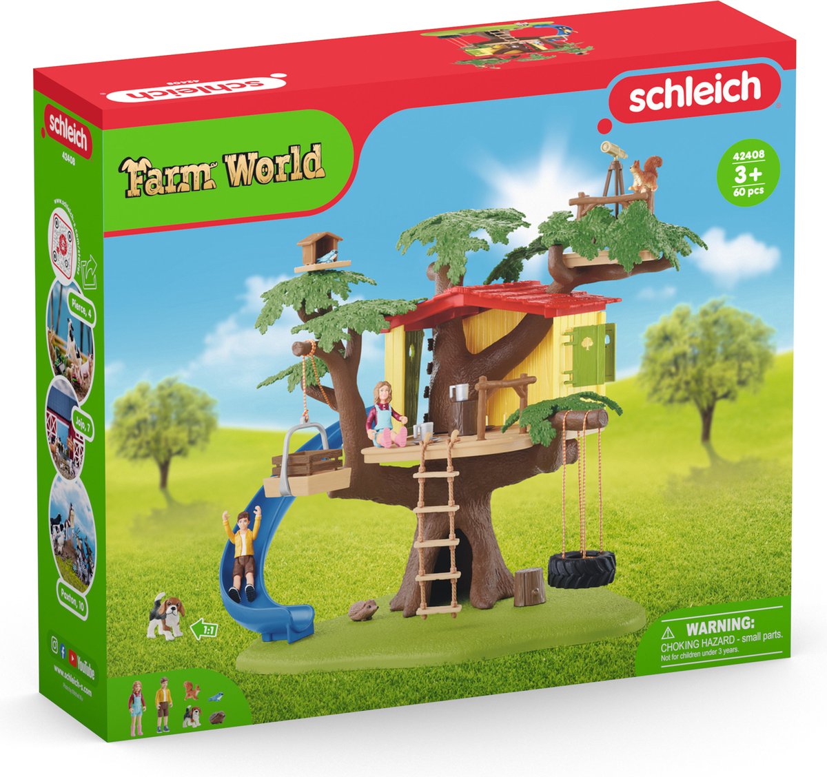 Schleich Farm World - Avonturen Boomhut speelfiguur thumbnail 2