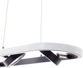 Brilliant LED hanglamp Nebeker 4-vlammig zwart, metaal/kunststof, 4x 36 W LED geïntegreerd, (lichtstroom: 3700lm, lichtkleur: 3000-6500K)
