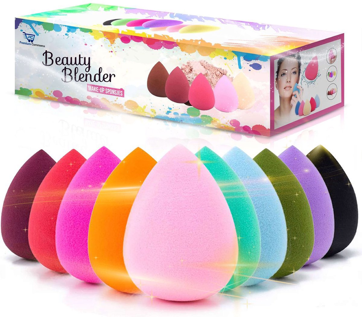 Beauty Blender - Éponges à maquillage souples - 10 pièces | bol.com