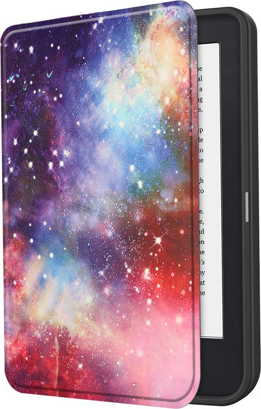 Hoesje Geschikt voor Kobo Clara 2E Hoesje Luxe Bescherm Case - Hoes Geschikt voor Kobo Clara 2E Hoes Book Cover - Galaxy van Hoesje  — afbeelding 3