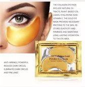 Collageen oogmasker 24 STUKS (12 paar) Goud- gezichtsmaskers verzorging - anti wallen en donkere kringen – eye oog patches pads