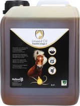 Excellent Lijnzaadolie - Ondersteuning van spijsverteringsstelsel en darmwerking van het paard - Voor paarden- Omega-3 vetzuren - 2.5 Liter