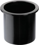 Bekerhouder zwart kunststof - Ø86mm