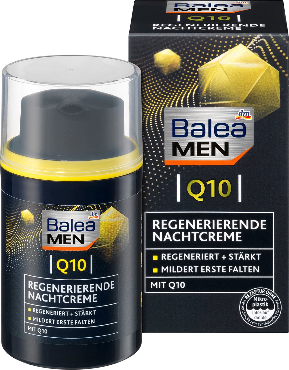 Balea MEN Q10 Regenererende Nachtcrème, 50 ml