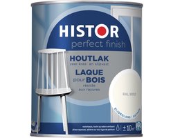 Histor Perfect Finish Houtlak Zijdeglans - Krasvast & Slijtvast - Dekkend - 0.25L - RAL 9003 - Wit