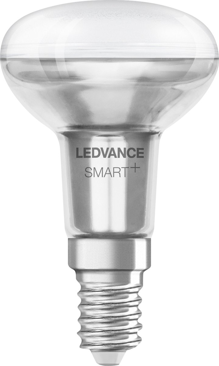 LEDVANCE SMART LED R5- Spotlamp met WiFi-technologie, Socket E14, RGB-kleuren en lichtkleurige veranderbare, reflectielamp als vervanging voor conventionele 4-W-gloeilampen, controleerbaar met Alexa, Google & App