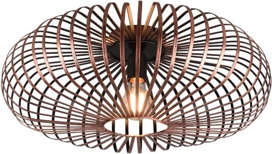Trio Leuchten Johann Plafonnière 50cm 60W Koper | bol