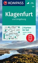 KOMPASS WK-Set Wandelkaart 294 Klagenfurt und Umgebung (2 Karten) 1:50.000