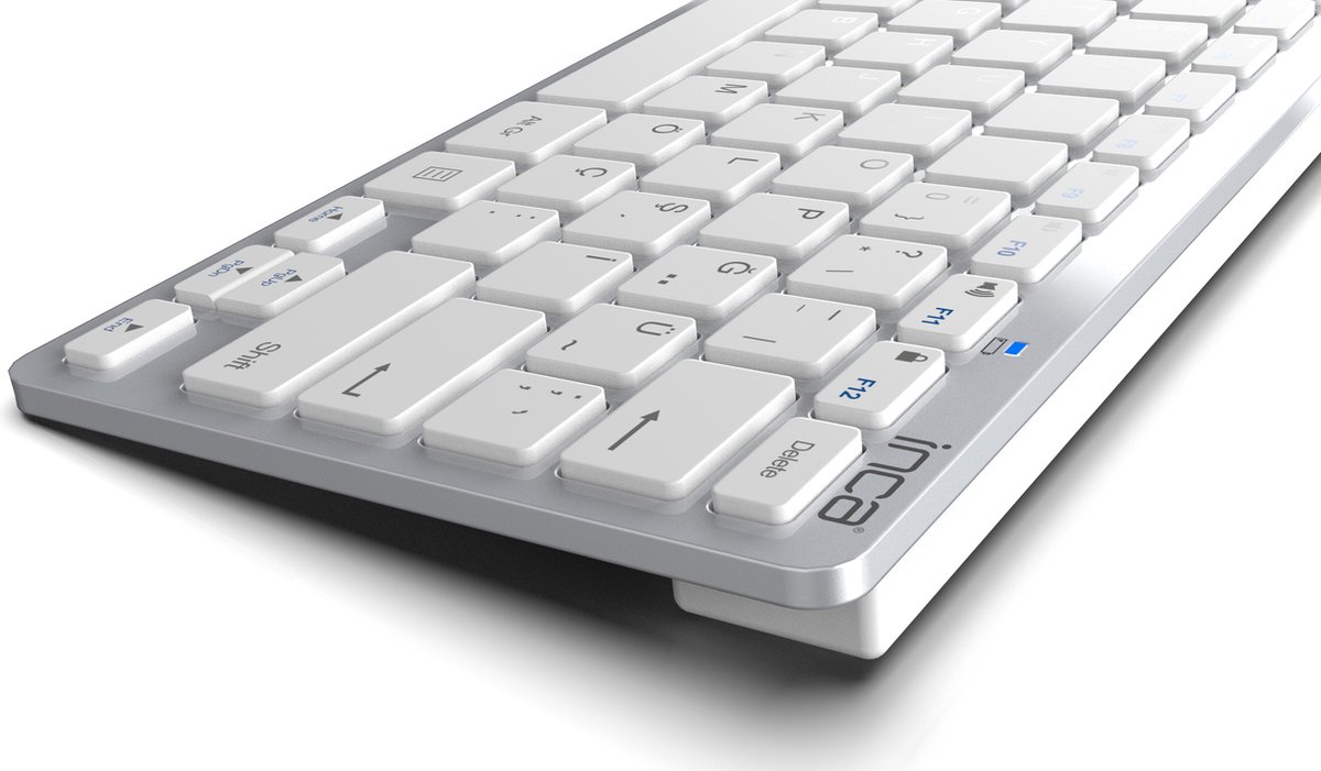 BasicTeQ: IBK-569BT QWERTY toetsenbord, Draadloos Bluetooth - Toetsenbord Voor Smart TV / Tablet / (Windows) PC / Apple Mac - iPad - Samsung - iPhone - Macbook - iMac / Android — cadeau in Gadgets - foto 8