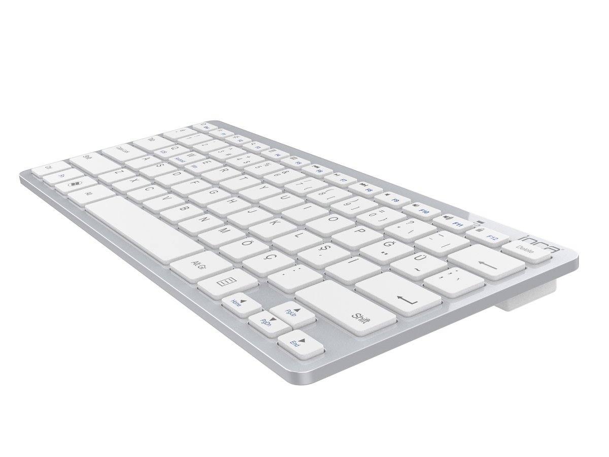 BasicTeQ: IBK-569BT QWERTY toetsenbord, Draadloos Bluetooth - Toetsenbord Voor Smart TV / Tablet / (Windows) PC / Apple Mac - iPad - Samsung - iPhone - Macbook - iMac / Android — cadeau in Gadgets - foto 6