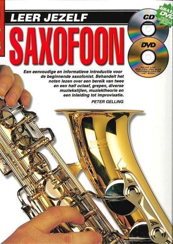 LEER JEZELF Saxofoon + CD & DVD (Nederlandstalig)