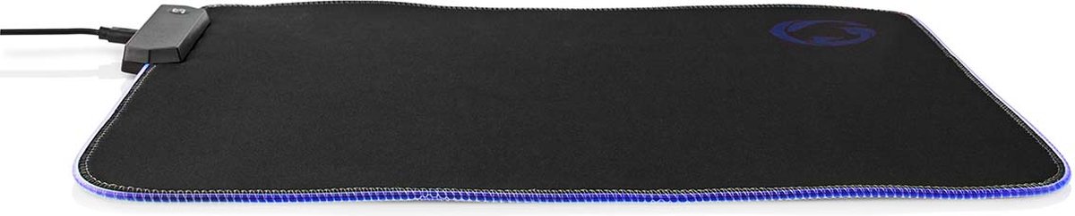 Gaming Muismat | Microfiber / Rubberen | Zwart