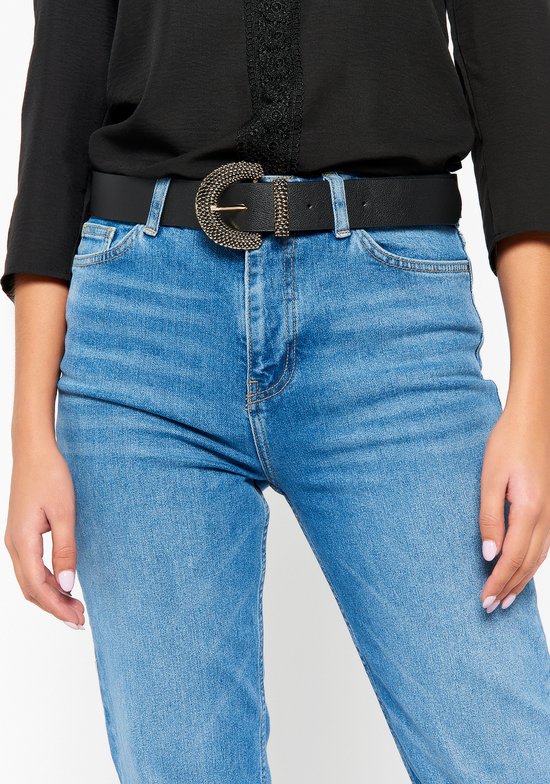 JACK & JONES JACPAUL LEATHER BELT NOOS - Groosman mode