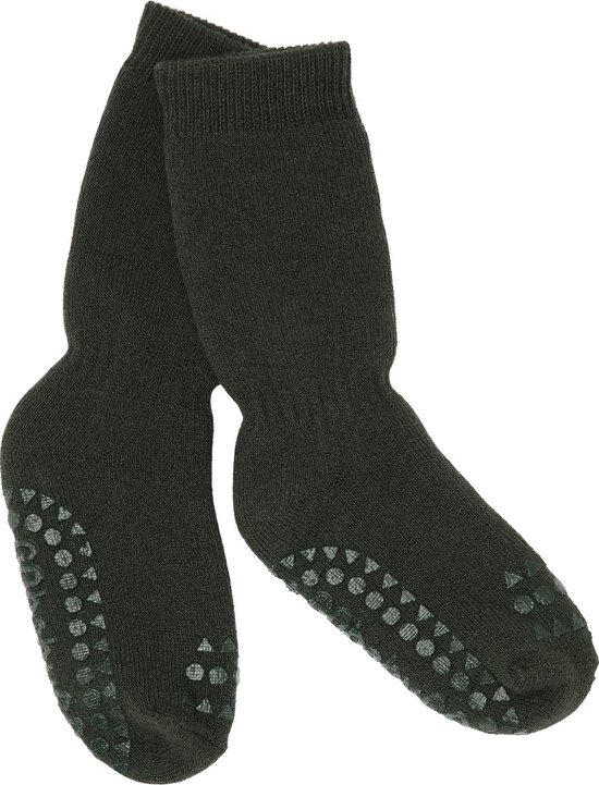 GoBabyGo - chaussettes antidérapantes en coton Forrest Green - 1-2a / 20-22