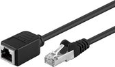 Bol.com FTP CAT5e Gigabit Netwerk Verlengkabel - CU - 15 meter - Zwart aanbieding