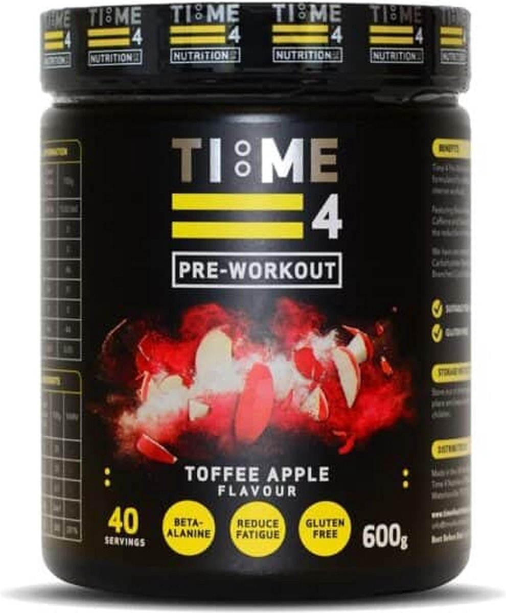 Time 4 Nutrition Pre Workout Shake Toffee Apple