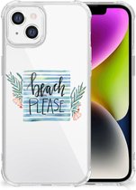 Telefoon Hoesje Geschikt voor iPhone 14 Hoesje maken met transparante rand Boho Beach