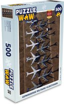 Puzzel Geparkeerde militaire vliegtuigen - Legpuzzel - Puzzel 500 stukjes