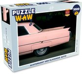 Puzzel Achterkant van klassieke auto - Legpuzzel - Puzzel 1000 stukjes volwassenen