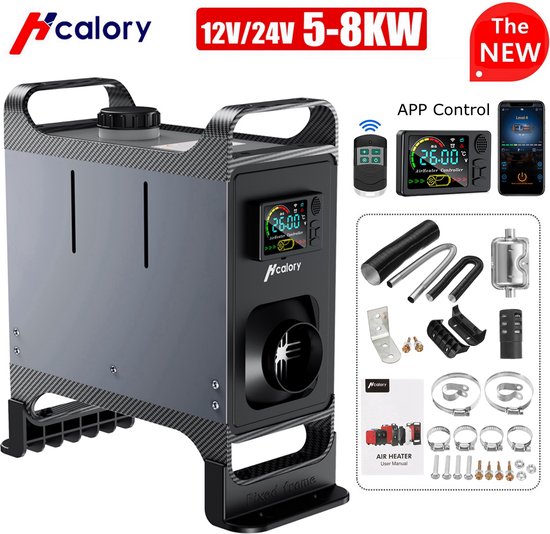 Contrôleur Chauffage Stationnement 12V - Pour Réchauffeurs Air 5KW/8KW, Voiture, Camping-car