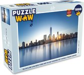Puzzel De skyline van New York met in het midden het World trade center - Legpuzzel - Puzzel 1000 stukjes volwassenen
