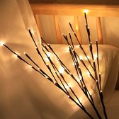Branches LED- 2 pièces - Branches d'éclairage d'ambiance artificielles étanches à LED - Remplisseur de vase à piles - Lampe brindille Décoration de Festival à la Home pour Noël ou Halloween - Décoration de Noël