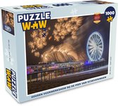 Puzzel Gouden vuurwerkshow bij de Pier van Scheveningen - Legpuzzel - Puzzel 1000 stukjes volwassenen