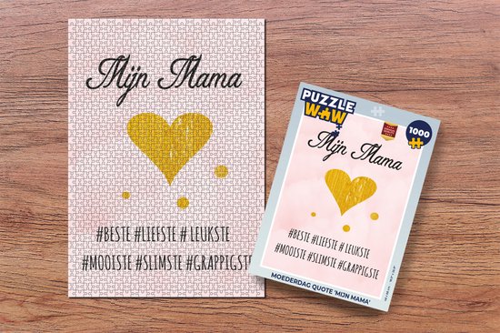 Puzzle Citations - Mère - Proverbes - Ma maman - Puzzle - Puzzle 1000 pièces adultes