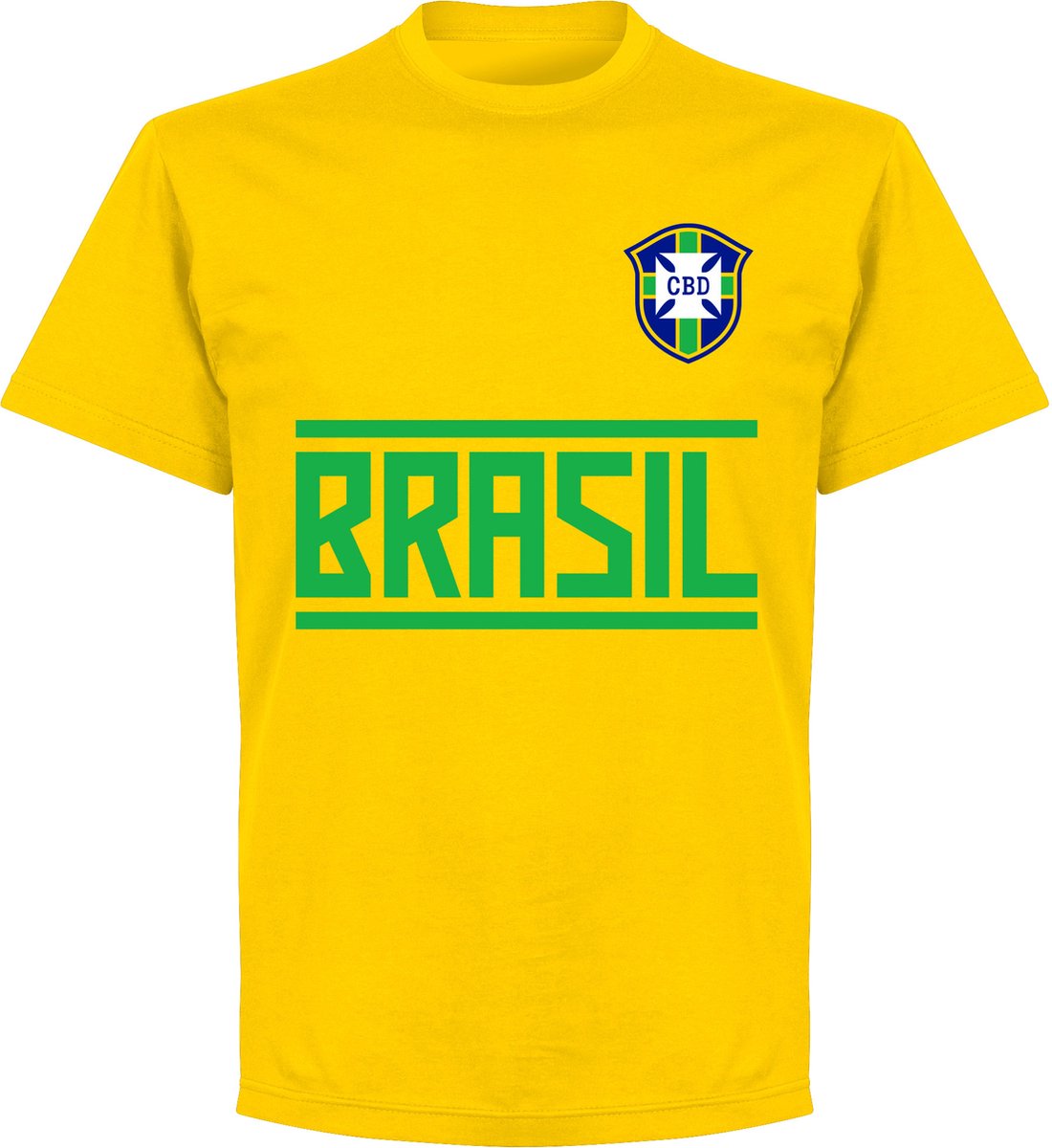 Brazilië Team T-Shirt - Geel - Kinderen - 128
