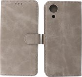 Hoesje Geschikt voor Samsung Galaxy A03 Core - Book Case Telefoonhoesje - Kaarthouder Portemonnee Hoesje - Wallet Cases - Grijs