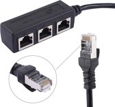 1 tot en met 3 Socket LAN Ethernet netwerk - RJ45 Plug Splitter - Extender - LAN spitter