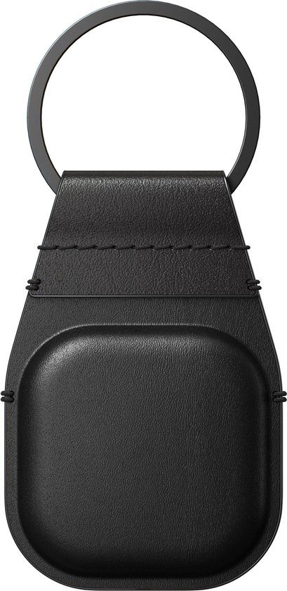 Nomad Leather Keychain - sleutelhanger - geschikt voor AirTag - Black