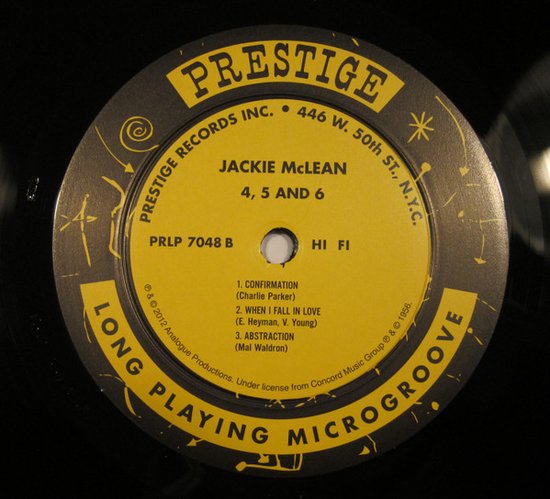 Jackie McLean - 4, 5 And 6 (LP) (Mono), Jackie McLean | Muziek | bol