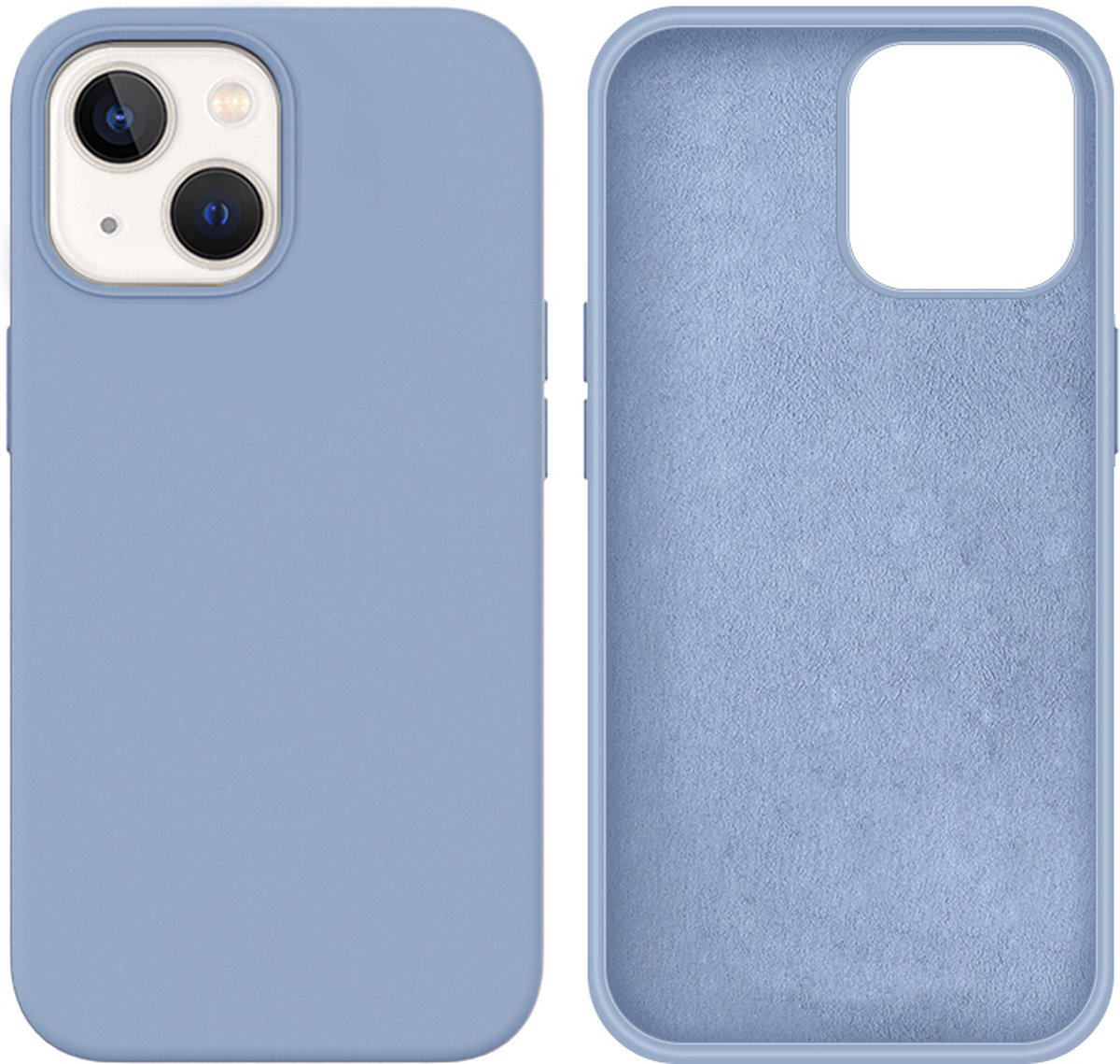 iPhone 13 Pro Max Silicone Licht Blauw hoesje - 6,7 inch