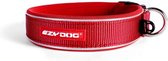 EzyDog Neo Classic Hondenhalsband - Halsband voor Honden - 39-44cm - Rood