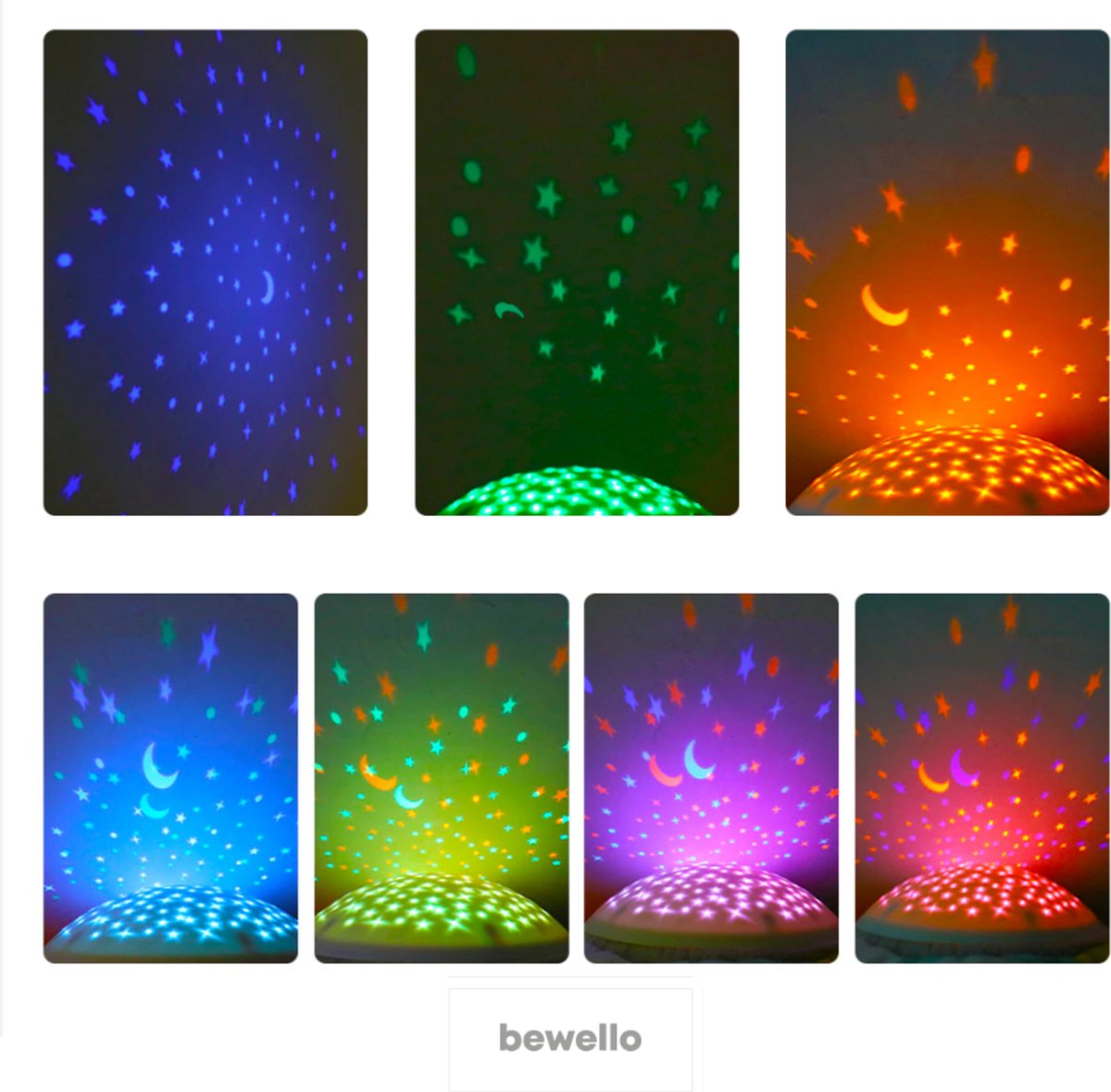 Babykamer Uil Sterrenhemel Projector met Muziek en White Noise op Batterijen - LED Projector Lamp Baby en Kinderen - Kinderlamp - Projector Nachtlampje - Muziek Nachtlampje - Sterrenprojector voor Kinderkamer – foto 5