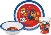 Paw Patrol kinder ontbijt set 3-delig - kunststof - servies