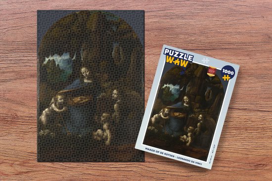 Puzzle Vierge sur les rochers - Leonardo de Vinci - Puzzle - Puzzle 1000 pièces adultes
