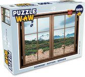 Puzzel Doorkijk - Rotsen - Berg - Legpuzzel - Puzzel 1000 stukjes volwassenen