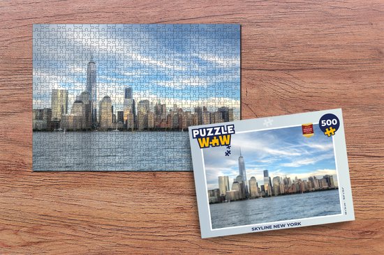 Puzzle Skyline New York - Puzzle - Puzzle 500 pièces - Cadeaux Sinterklaas - Sinterklaas pour les grands enfants