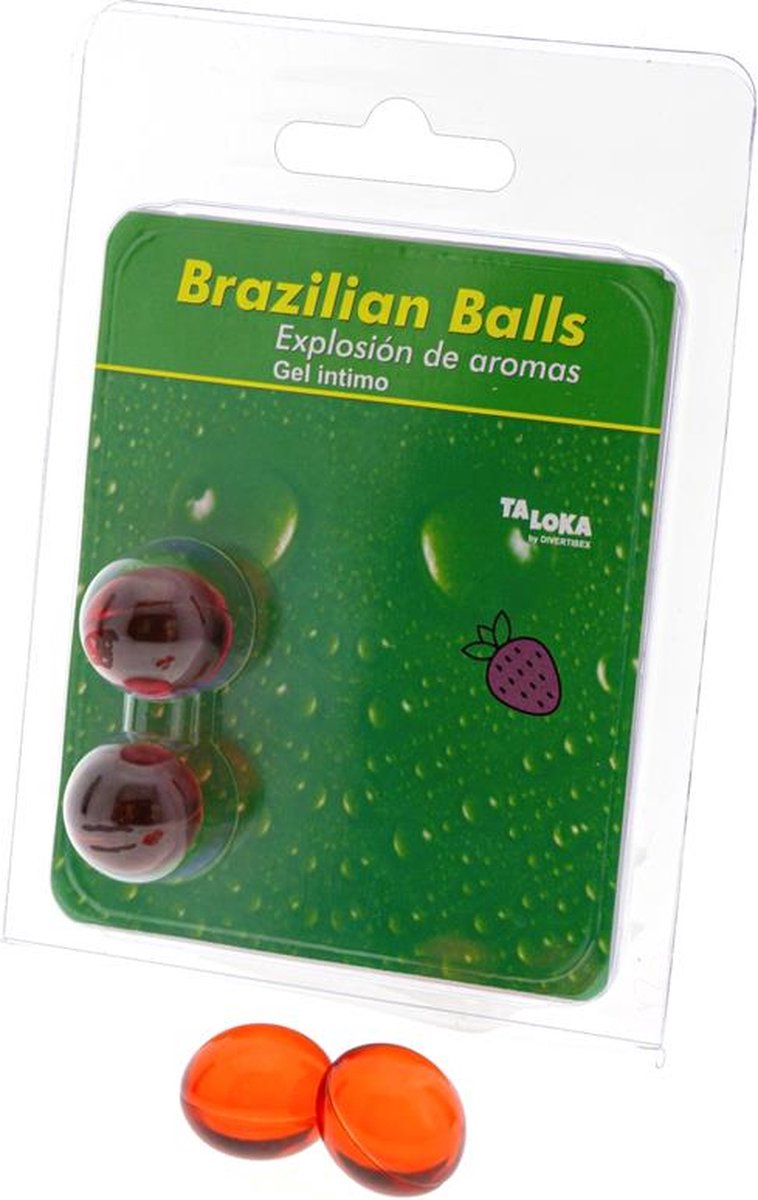 Set 2 Brazilian Balls Explosion Strawberry Aroma