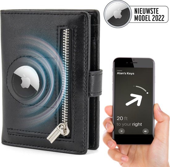 LivingBoost® Apple AirTag Wallet Card Holder Extendable Wallet Men