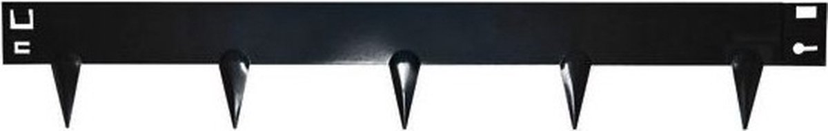 Gegalvaniseerde borderrand 106×16 cm – sterke kantopsluiting